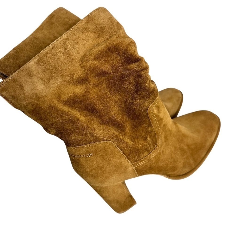 Steve Madden Size 10 Brown Vector Suede Leather Slouch Boots New - Picture 4 of 9